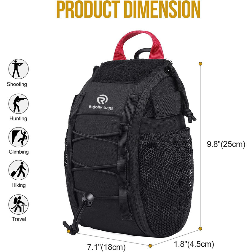 Tactical Molle First Aid Pouch Tactical Medical Molle EMT Rip-Away Utility Pouch Medical Bag