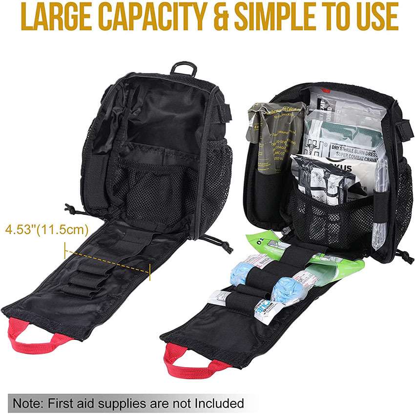 Tactical Molle First Aid Pouch Tactical Medical Molle EMT Rip-Away Utility Pouch Medical Bag