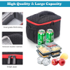 Womens Lunch Bag Box for Work Insulated Leakproof Insulated with Shoulder Strap