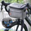 Waterproof Bicycle Handlebar Front Frame Storage Basket with Touch Screen Phone Holder Bike Handlebar Bag