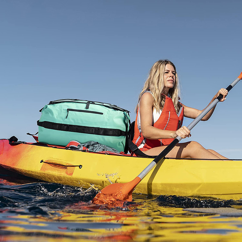 Large Waterproof Duffel Bag Dry Backpack for Kayaking Rafting Boating Swimming Camping Travel Gym Beach