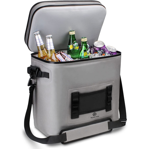 Cooler Insulated Bag, Leak, Proof, Zipper, Leak Proof Zipper, Portable Ice Chest Cooler for Travel, Lunch, Work, Cars, Picnics Dry Bag