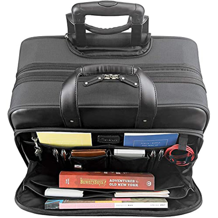 Large Spacious Compartment Accommodating Roolling Case for Business Roller Bag