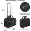 17.3 Inch Rolling Laptop Briefcase Women Men with Pockets for Travel, Work, School, Business Roller Bag