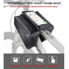 Bicycle Frame Bike Bag Waterproof Pack Double Pouch Mount Phone Bags Sealed Zipper Works Large Capacity Storage for Phones Under 7 Inches Bike Bag