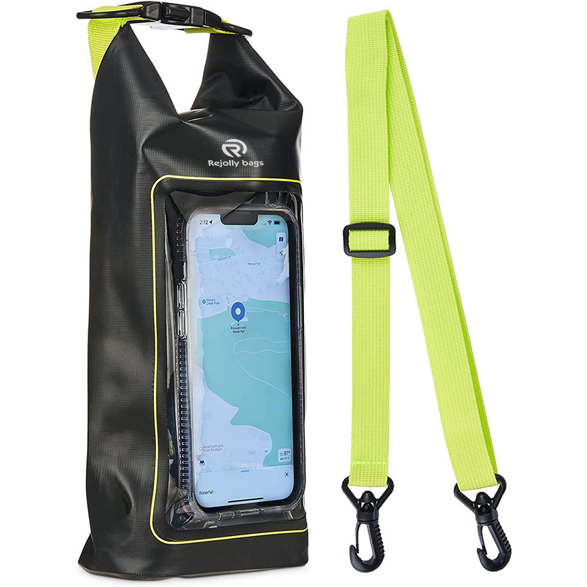 Lightweight Waterproof Roll Top Dry Phone Bag for Camping, Travel, Swimming, Kayaking, Beach