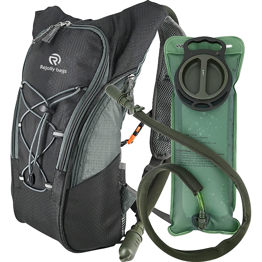 Tactical Molle Hydration Backpack with 2.5L Water Bladder 10L Capacity Waterproof - for Running, Hiking, Cycling, Camping Hydration Bag