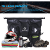 Dry Motorcycle Tail Bag 70L with Rope Straps and Inner Pocket Waterproof PVC 500d for Travel Motorbike Bag