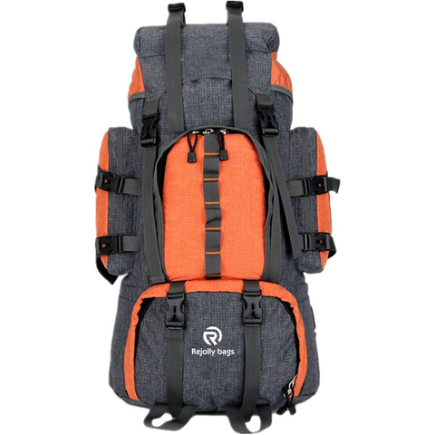 Lightweight Water Resistant Nylon Hiking Backpack with Rain Cover for Outdoor Climbing Camping Hunting Traveling Mountaineering Bag