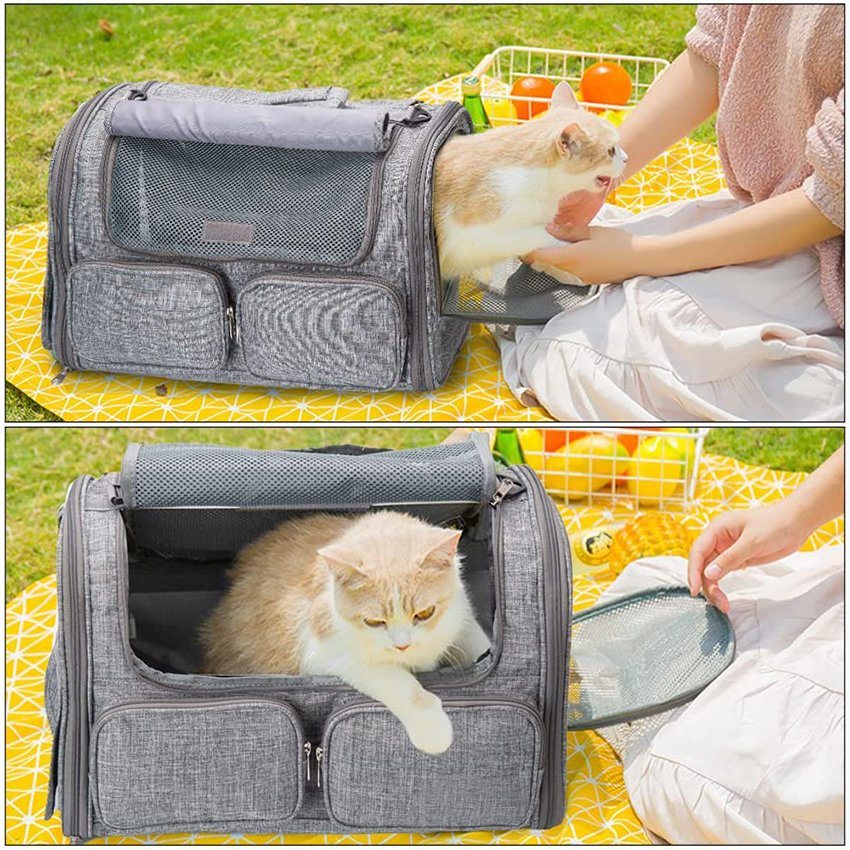 Pet Carrier Dog Cat Soft Sided for Small Medium Puppy Kitten Tsa Airline Approved Travel Leisure Bag for Animals