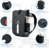 Pannier Backpack with Padded Laptop Bag Waterproof Bike Saddle Bag with Cross Shoulder Strap & Quick-Release Clip-on for Grocery Bicycle Bag