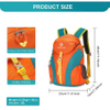 Lightweight Hiking Daypack 25L Water Resistant Backpack for Travel