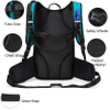 Hydration Backpack with 3L BPA Free Water Bladder, Lightweight Day Pack for Hiking, Running, Cycling Hydration Bag