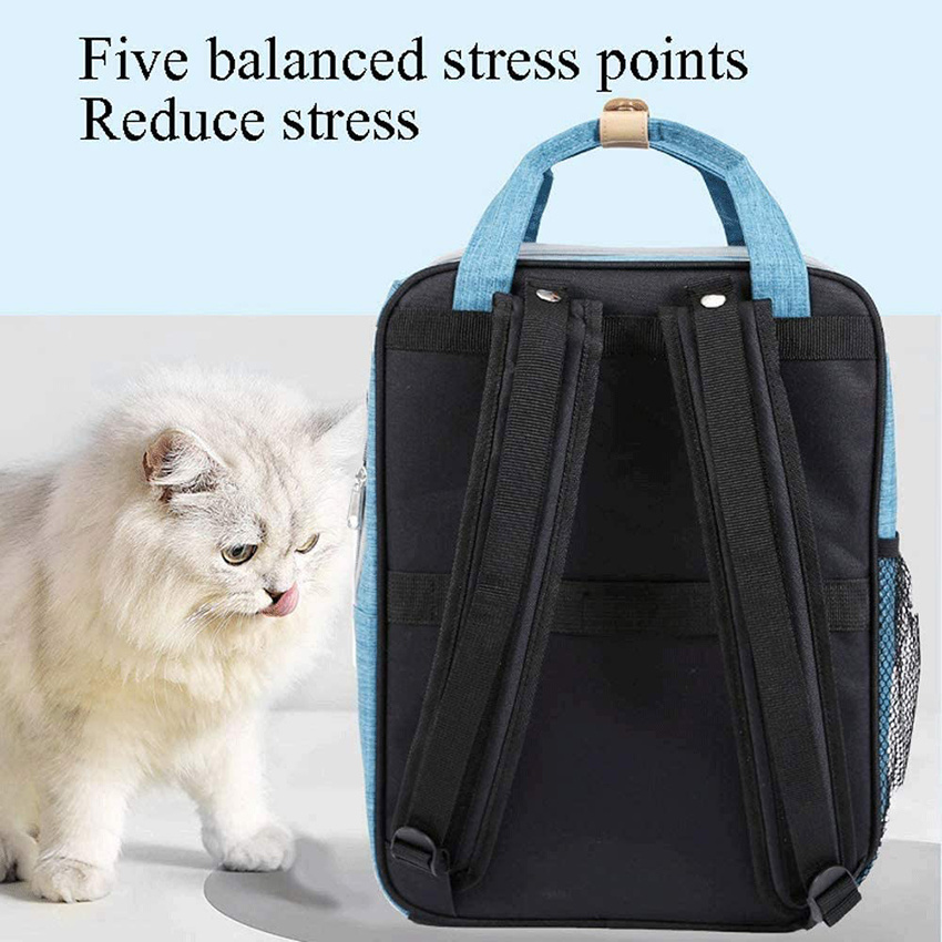 Portable Pet Travel Breathable Backpack Bag Space Capsule Foam Design and Puppy Waterproof Handbag