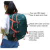 40L Lightweight Water Resistant Hiking Backpack Foldable Daypack for Travel Bag