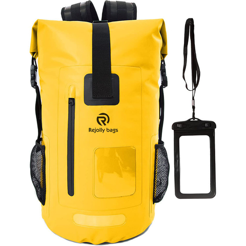 35L Waterproof Dry Backpack with Phone Dry Bag for Boating, Kayaking, Hiking, Canoeing, Fishing, Rafting, Swimming, Camping, Snowboarding