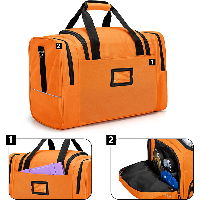 Professional Medical Bag with Inner Deviders and Shoulder Strap for Home Visit, Clinical Study, Health Care