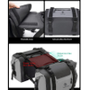 Waterproof Saddle Bags Side Bags for Motorcycle Mortorbike Travel, 50L Detachable Bags Reflective Design Motorbike Bag