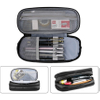 Big Capacity Handheld Pencil Holder Pouch Pen Organizer with Durable Zipper Multi Compartments for School & Office Pen Bag RJ21663