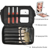 Cosmetic Bag for Women 2-in-1 Portable Drawstring Travel Makeup Large Double Layer Make Up Brush Bags Reusable Cosmetic Bag RJ21679