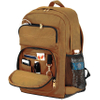 Multi - Functional Work Bag with Padded Laptop Sleeve and Tablet Storage for a Brown Standard Work Backpack