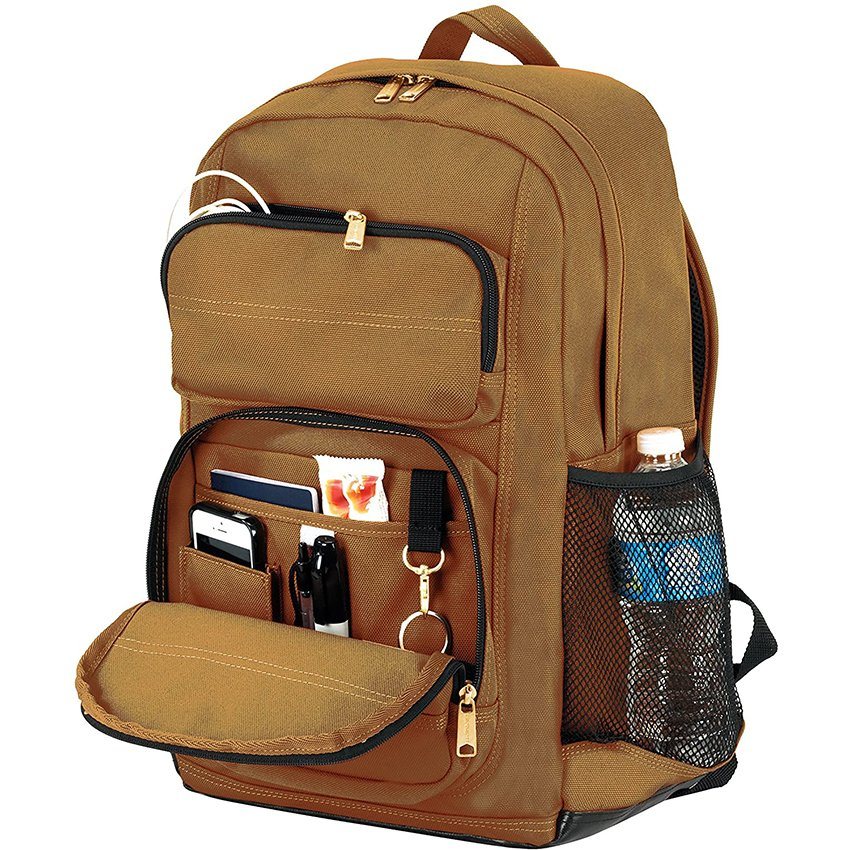Multi - Functional Work Bag with Padded Laptop Sleeve and Tablet Storage for a Brown Standard Work Backpack