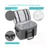 Lunch Cooler Bag Cool Grocery Bag Insulated Delivery Bag Pizza Shoulder Bag