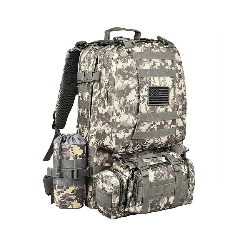 Camping Hiking Bag Military Tactical Style Backpack Assault Pack Built-up Backpack