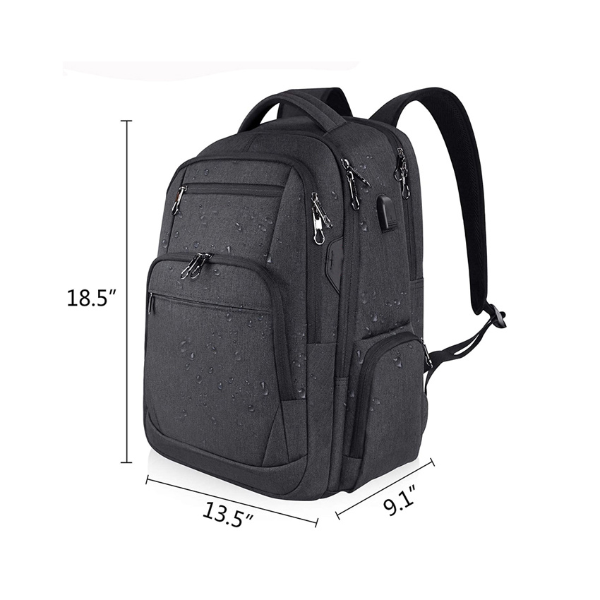 Laptop Backpack Organized Work Backpack Business Rucksack with Durable Material