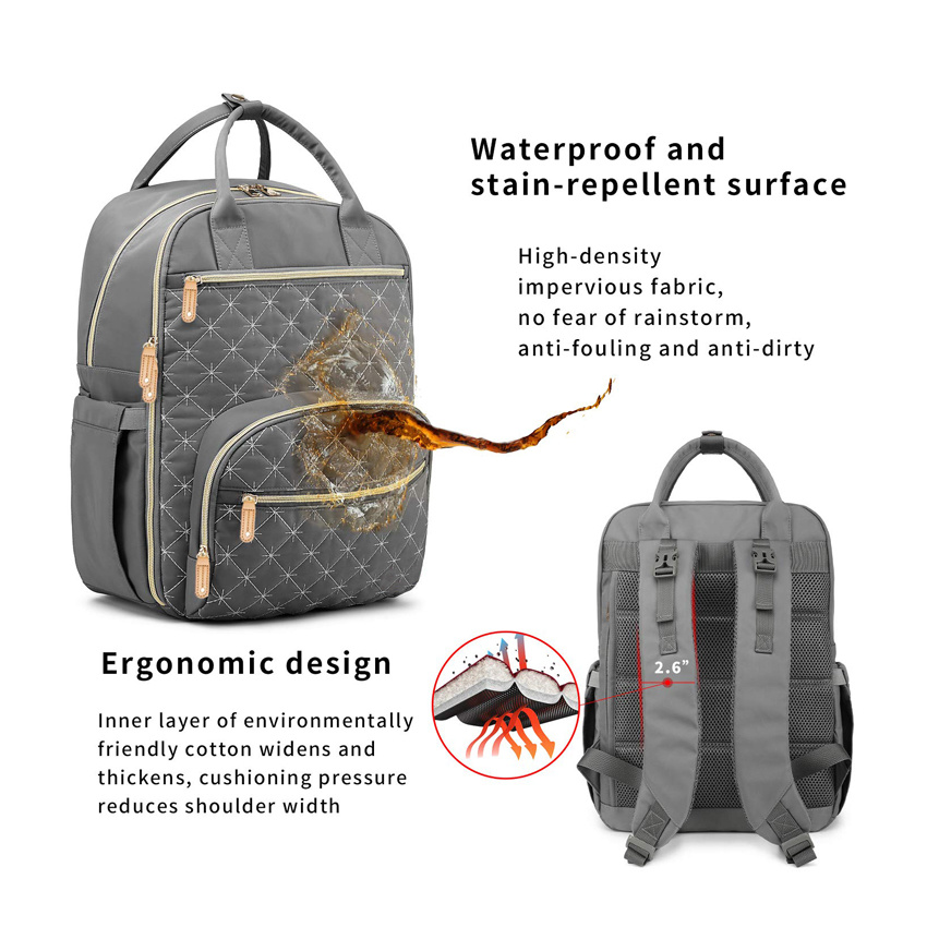 Wholesale Diaper Backpack Bag Fashionable Baby Diaper Bags Mummy Bag