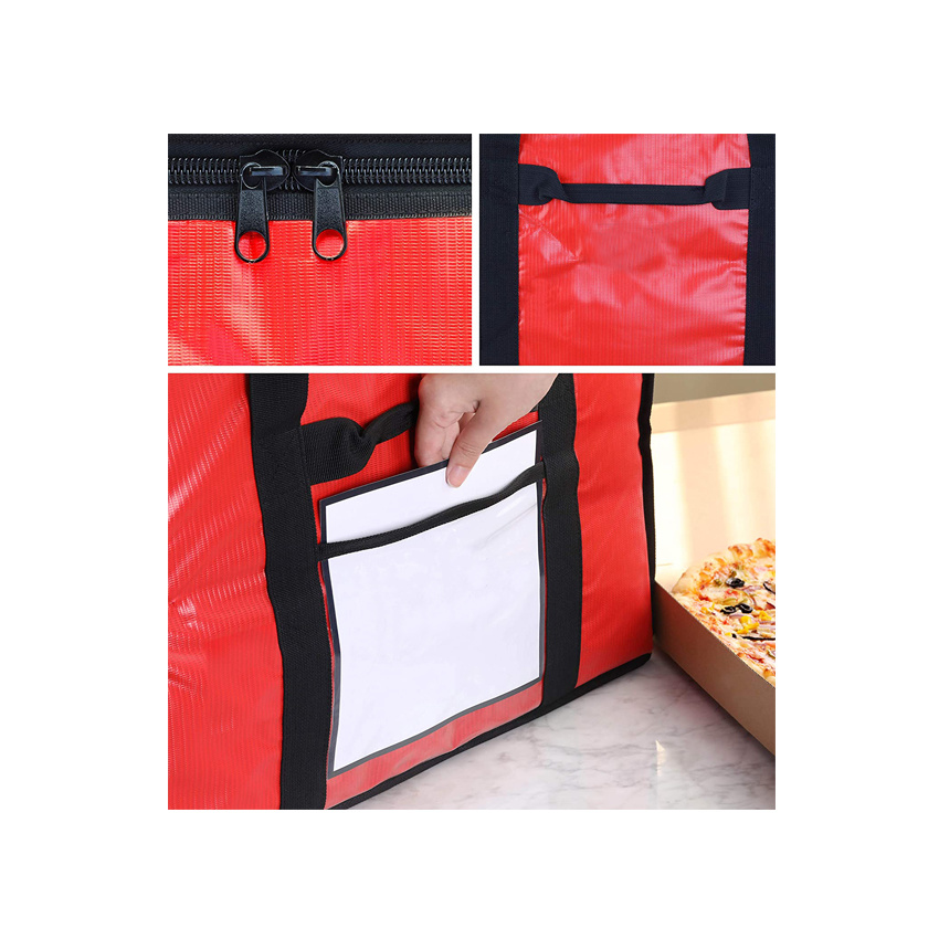 Wholesale Insulated Pizza Delivery Cooler Bags for Large Food Delivery Bag Lunch Thermal