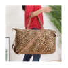Leopard Travel Luggage Bag Large Duffel Bag Women Bags Fashion Ladies Handbags