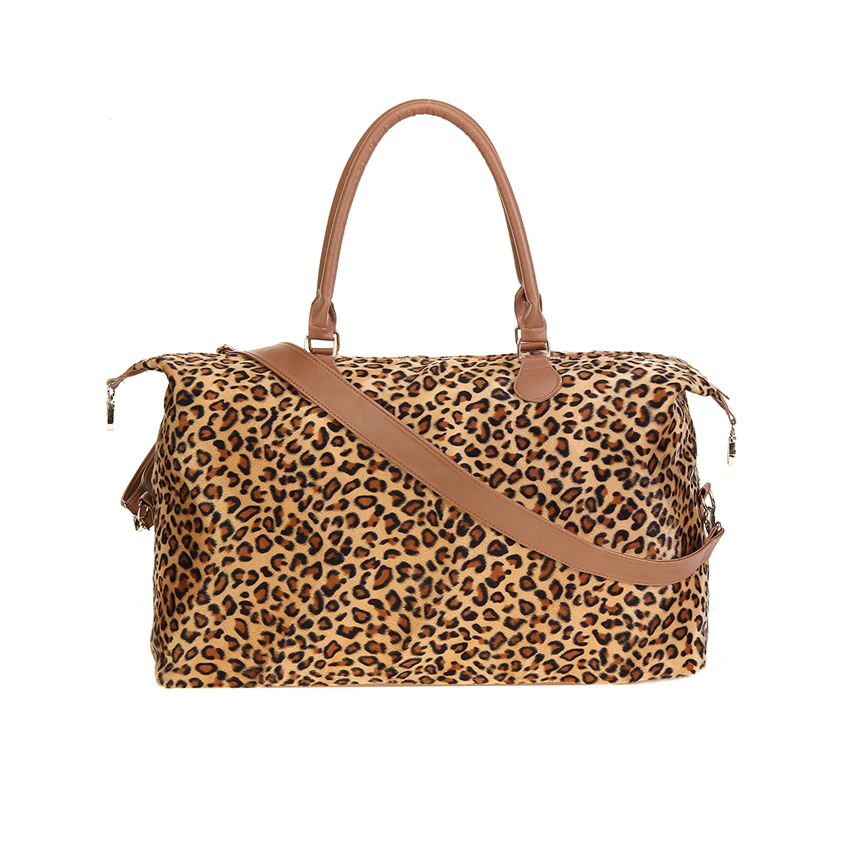 Leopard Travel Luggage Bag Large Duffel Bag Women Bags Fashion Ladies Handbags