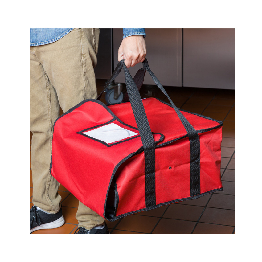 Large Storage Space Food Delivery Bag Insulated Delivery Bag Lunch Cooler Bag