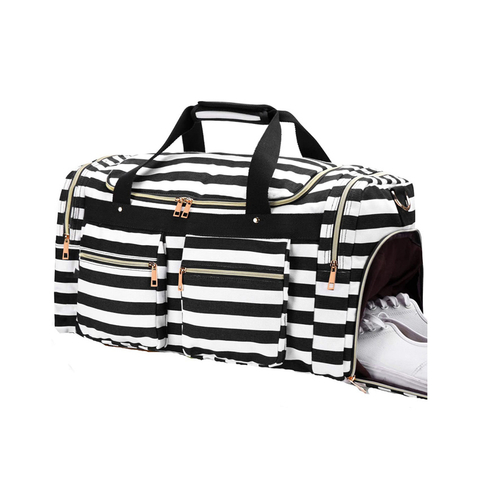 Hot Selling Carry on Travel Tote Bag with Shoe Compartment Tote Travel Luggage Bags Large Capacity Handbags