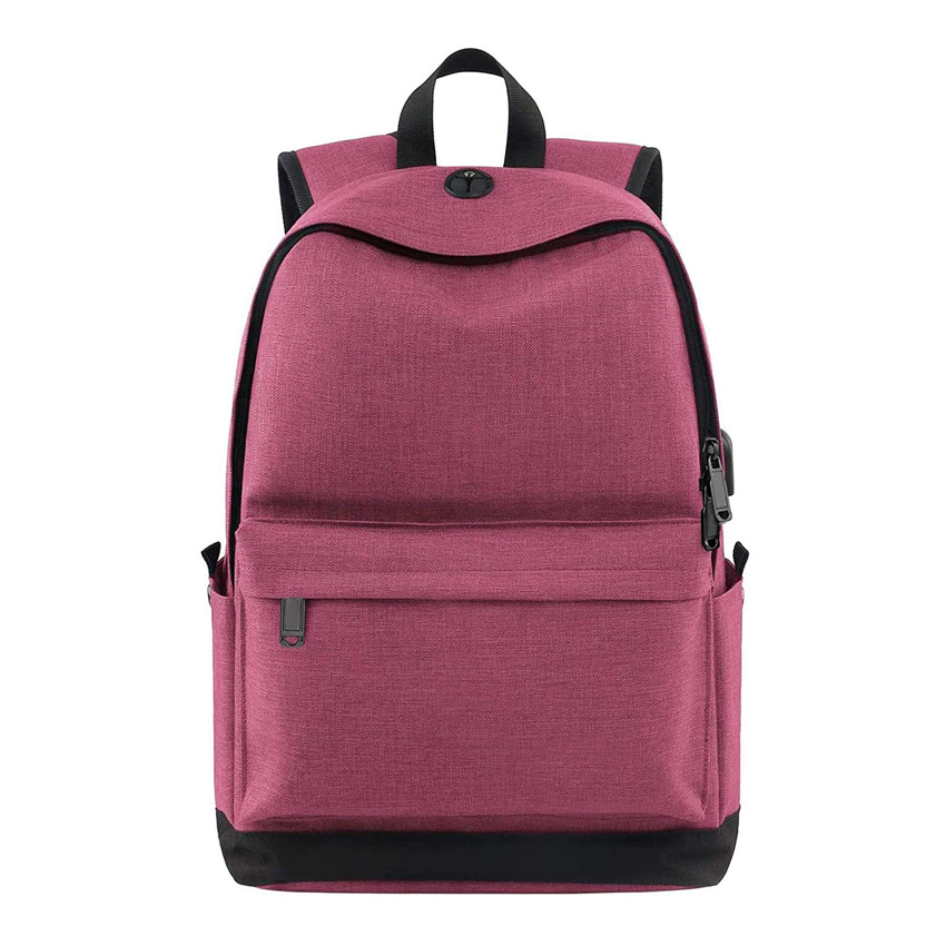 Durable School Laptop Backpack with USB Charging Port Travel College Bag Water Resistant College Computer Bag