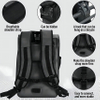 Large Capacity Waterproof Bike Pannier Backpack Dry Bike Rear Seat Trunk Bag RJ228355