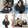 Gym Bag with Shoe Compartment and Wet Pocket with Adjustable Yoga Mat Holder Sports Bag RJ196159