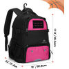 Basketball Equipment Backpack with External Ball Net and Shoe Compartment for Soccer, Basketball and Volleyball Training Ball Bag RJ196109