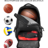 Basketball Backpack with Ball Compartment for Boys, Soccer Backpack for Basketball/Volleyball /Football, Large Capacity Sports Equipment Ball Bag RJ19697
