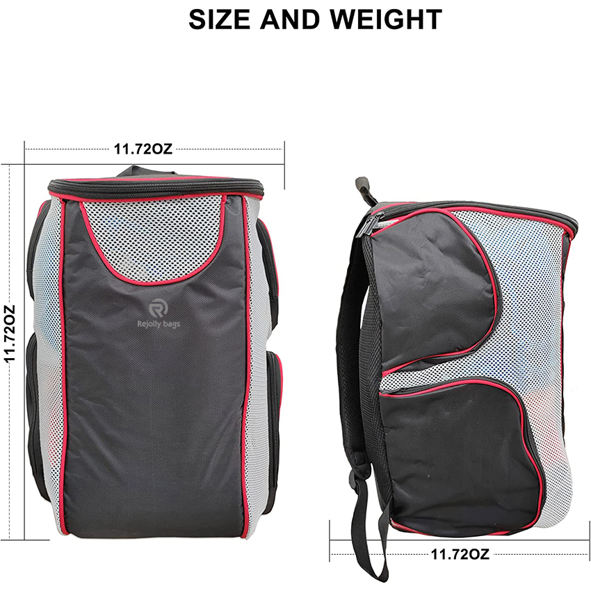 Tennis Bag Large Inner Storage, Women Men Tennis Balls and Other Accessories, Sports Equipment for Amateurs and Pros Ball Bag RJ196138