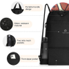 Drawstring Backpack with Mesh Pocket Sport Gym String Bag Sackpack Water Resistant Nylon Ball Bag RJ196131