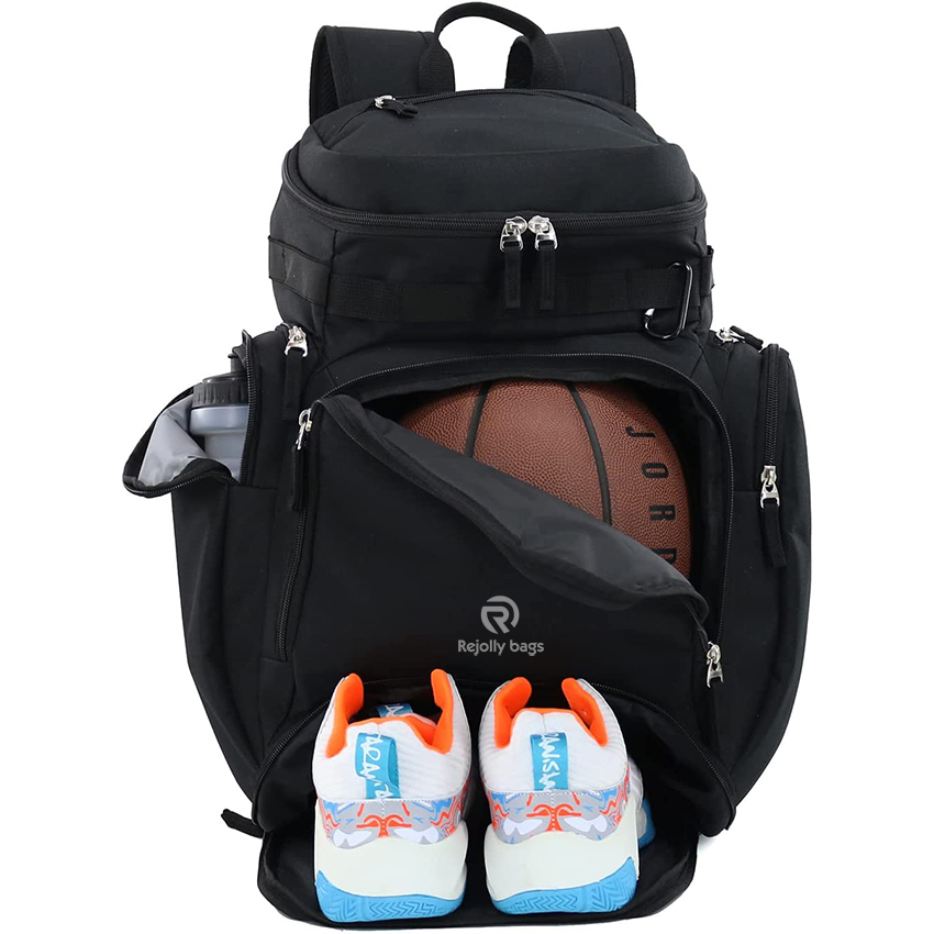 Large shoe and ball compartment, soccer backpack, baseball, softball, volleyball sport backpack bag, travel gym backpack, basketball training equipment Ball Bag RJ196103