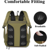 Professional Baseball Backpack, Softball Bag with Shoes Compartment and Cooler Pocket, Large Baseball Bag with Fence Hook for Men and Boys Baseball Bags RJ19659