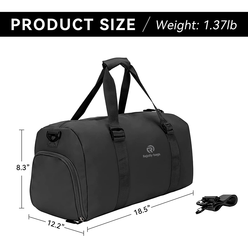 Travel Carry On Gym Bag With Shoe Compartment And Wet Pocket 30L Weekender Bags For Women Men Waterproof Duffel Bags RJ204228