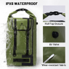 Large Waterproof Duffel Backpack Roll Top Heavy Duty Dry Bag for Kayaking Boating Camping Gear Motorcycle Trips Hiking Travel Dry Bags RJ228394