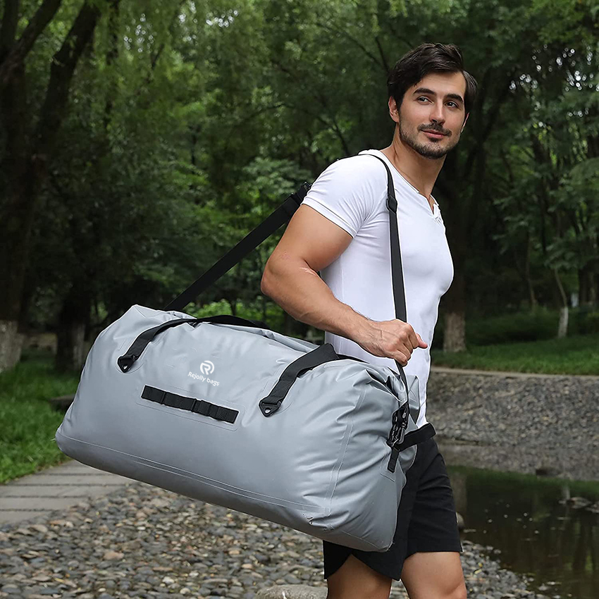 Extra Large Waterproof Duffle Bag Travel Bag With Removable Shoulder Strap Heavy Duty Bag Roll Up Durable Outdoor Dry Bags RJ228395