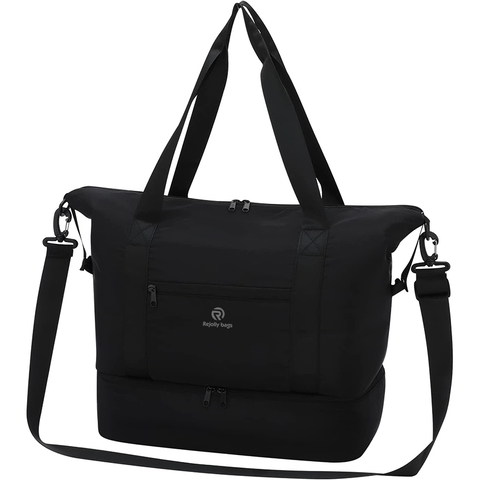 Weekender Overnight Bags Large Capacity Carry On Duffel Bag With Shoe Compartment ,Sports Gym Tote Duffel Bags RJ204211