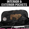 Rolling Baseball Bag - Wheeled Baseball Bat Bag for Baseball, Softball Equipment for Youth, Kids, and Adults Baseball Bags RJ19669