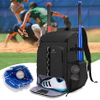 Softball Bat Bag for Youth and Adults with Separate Shoe Space and Multiple Pockets for Essentials Baseball Bags RJ19672